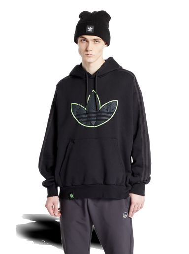 Суитчър adidas Performance Youth of Paris x Hoodie Черно | IU3310