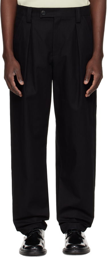 Панталони A.P.C. A.P.C. Renato Pleated Trousers Черно | COHHW-H08428, 0