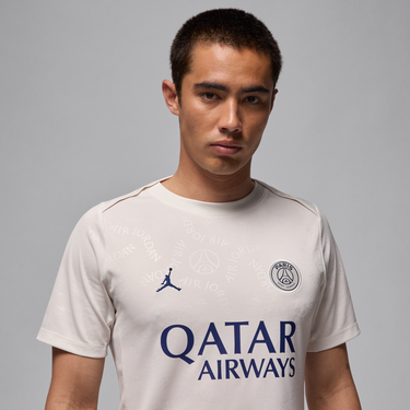 Тениска Jordan Paris Saint-Germain Academy Pro Dri-FIT Short Sleeve Pre-Match Top Бяло | HJ2987-030, 2