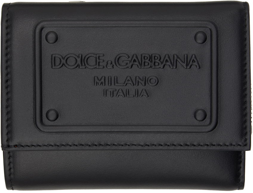 Портфейл Dolce & Gabbana Black French Flap Wallet Черно | BP3271AG218, 0
