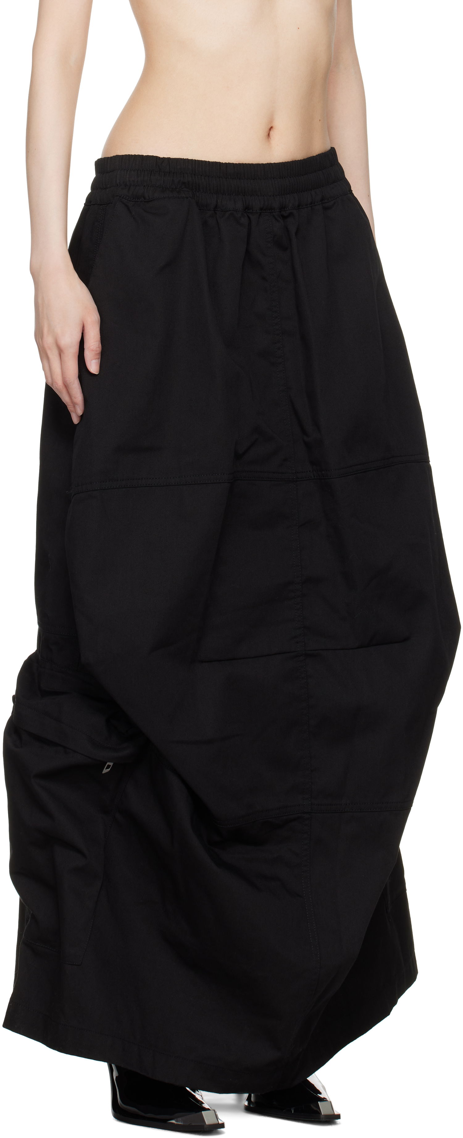 Пола Diesel Maxi Skirt With Pockets Черно | A15321 0AJEB, 1