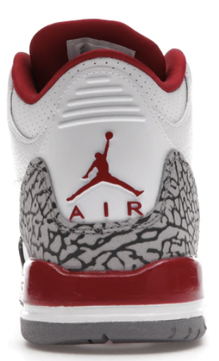 Кецове и обувки Jordan Air Jordan 3 Retro "Cardinal Red" GS Бяло | 398614-126, 3