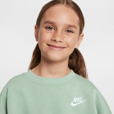 Суитчър Nike Nike Sportswear Club Fleece Crewneck Sweatshirt Зелено | FZ9244-037, 3