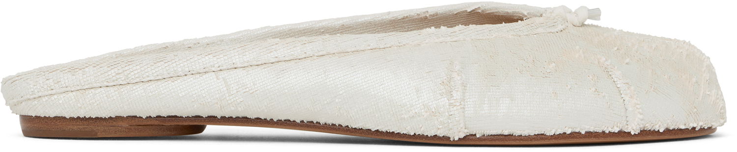 Облекло Maison Margiela Maison Margiela Tabi Ballerina Mules Бяло | S39WZ0105 P8159, 0