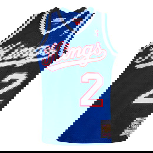 Фланелка Mitchell & Ness Mitchell & Ness Sacramento Kings Hardwood Classics Swingman Jersey Синьо | SMJYCP20017-SKIROYA92MRH