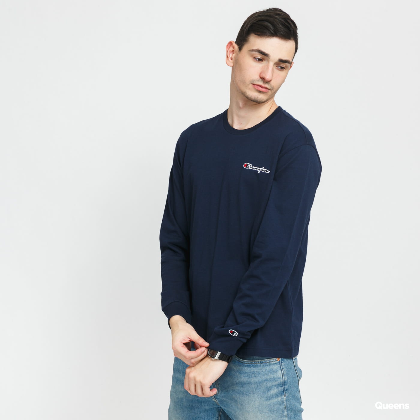 Тениска Champion LS Тъмно синьо | 216481 BS538, 0