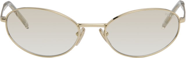 Metal Oval Sunglasses