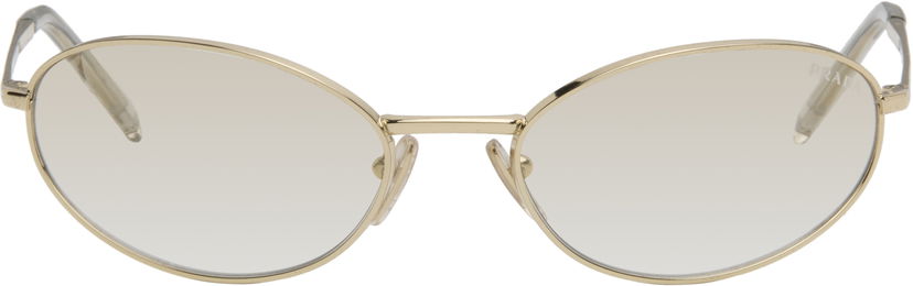 Слънчеви очила Prada Metal Oval Sunglasses Металик | 0PR A59S 8056262147795