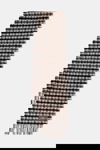 Graphic Wool Checked Scarf