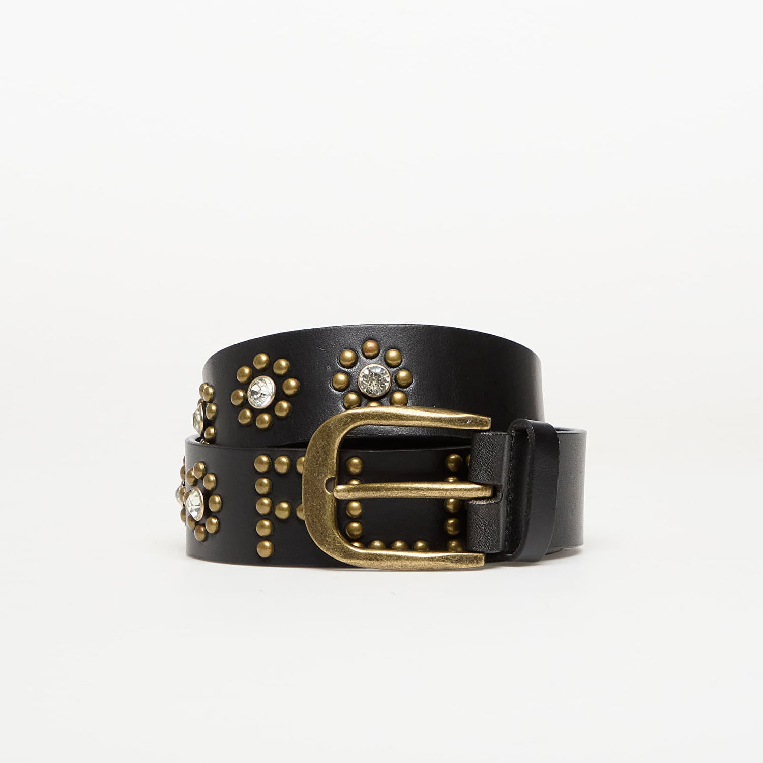 Колани Pleasures Rhinestone Studded Belt Черно | P25F061-BLAC, 0