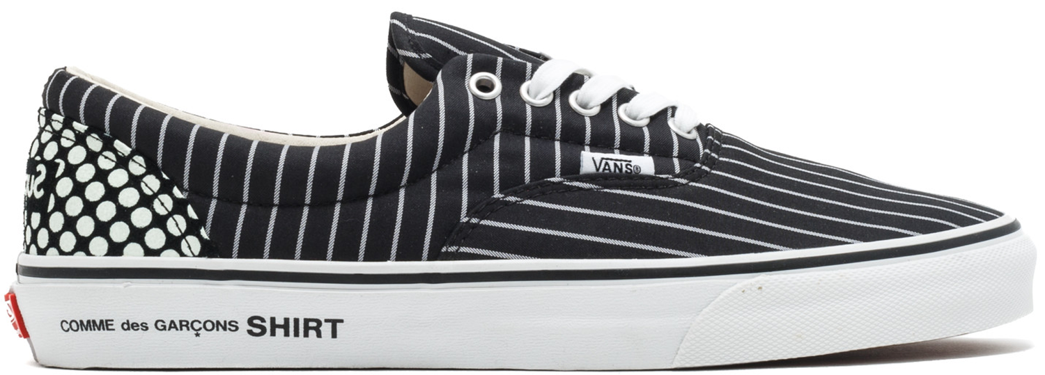 Кецове и обувки Vans Era Supreme CDG Pinstripe Navy Черно | VN0W3CEG4, 0