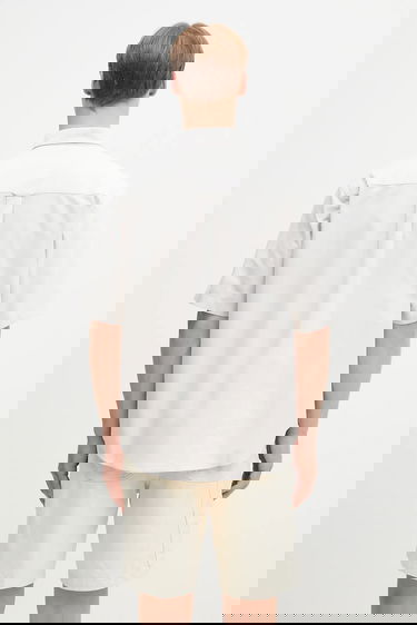 Риза Carhartt WIP Cotton Short Sleeve Braxton Button-Down Regular Fit Shirt Бежово | I031454.2V4XX, 2