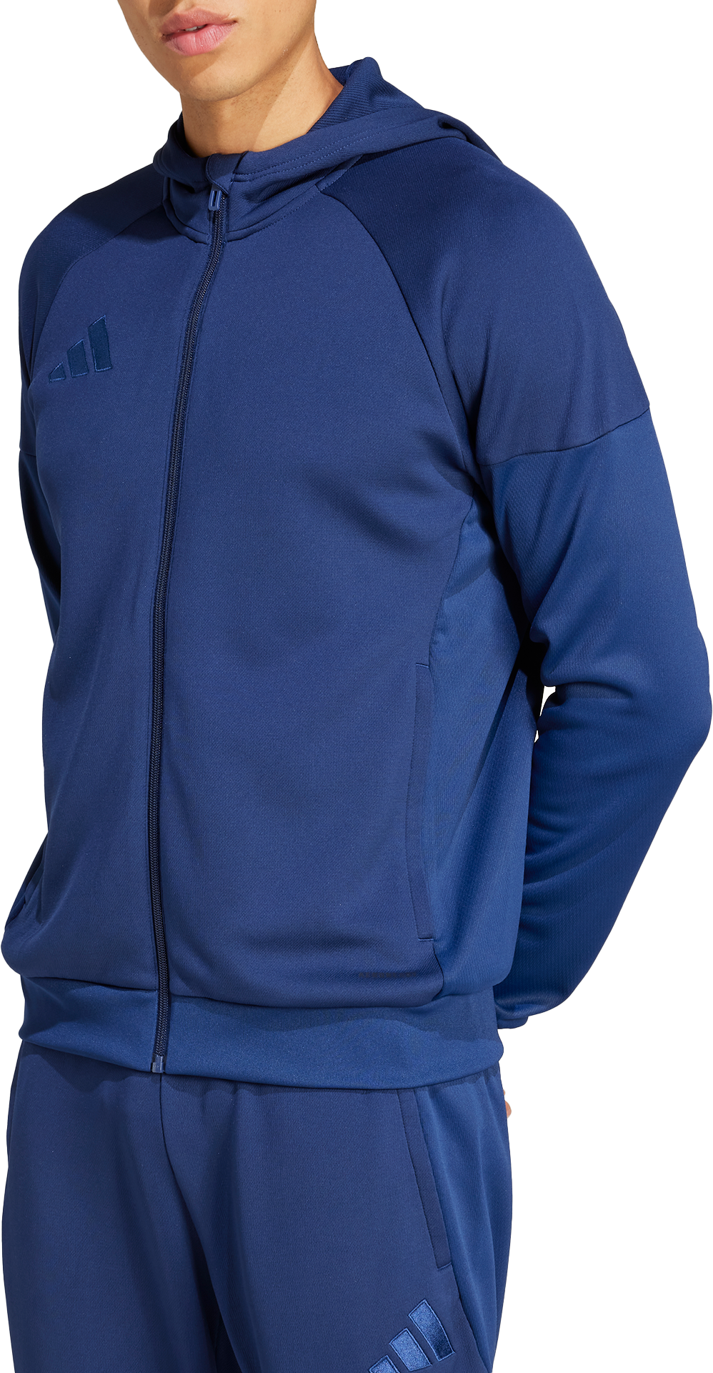 Суитчър adidas Originals TIRO25 FZ Hoodie Синьо | jc5131, 0