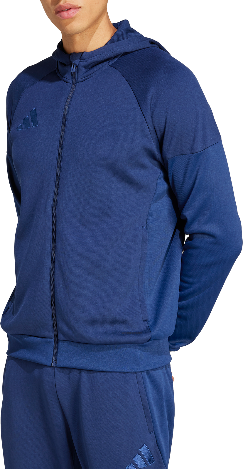 Суитчър adidas Performance TIRO25 FZ Hoodie Синьо | jc5131