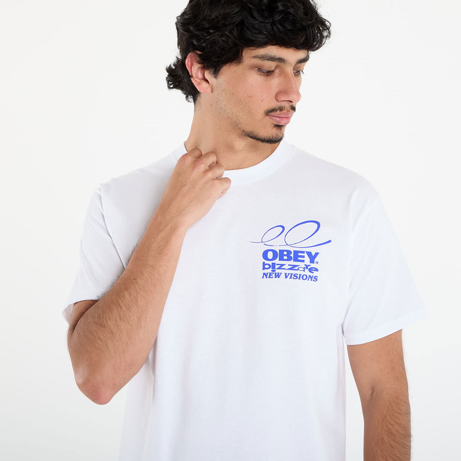 Тениска OBEY Obey Bizarre New Visions T-Shirt Бяло | 165264057-WHT, 1