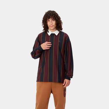 Риза Carhartt WIP Ruben Rugby Shirt Тъмно синьо | I032204_1RR_XX, 0
