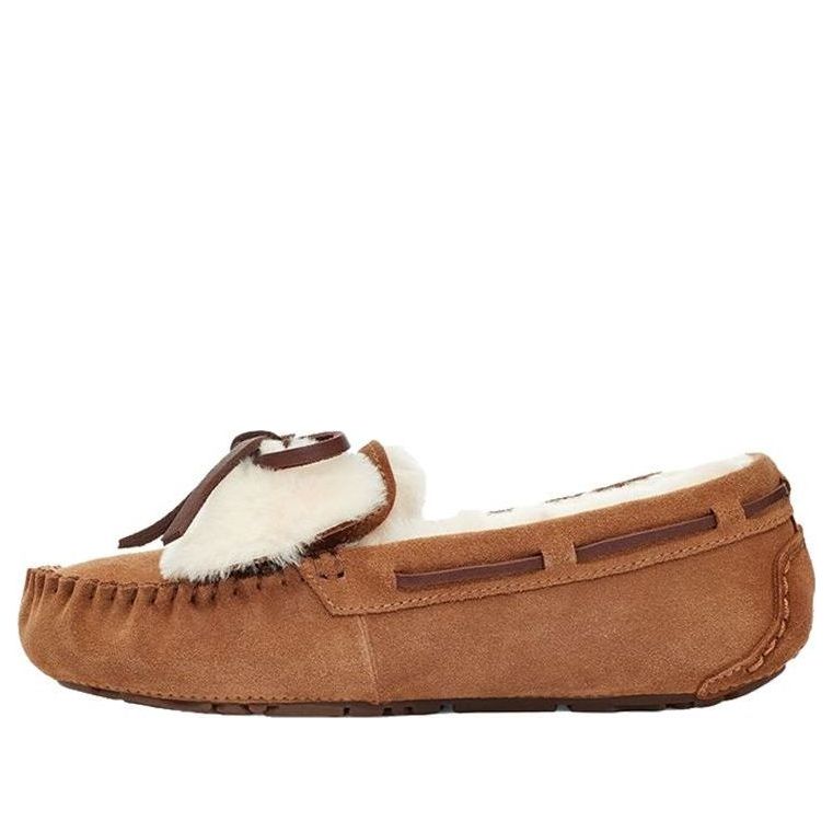 Кецове и обувки UGG Dakota Double Bow Slippers Кафяво | 1118913-CHE