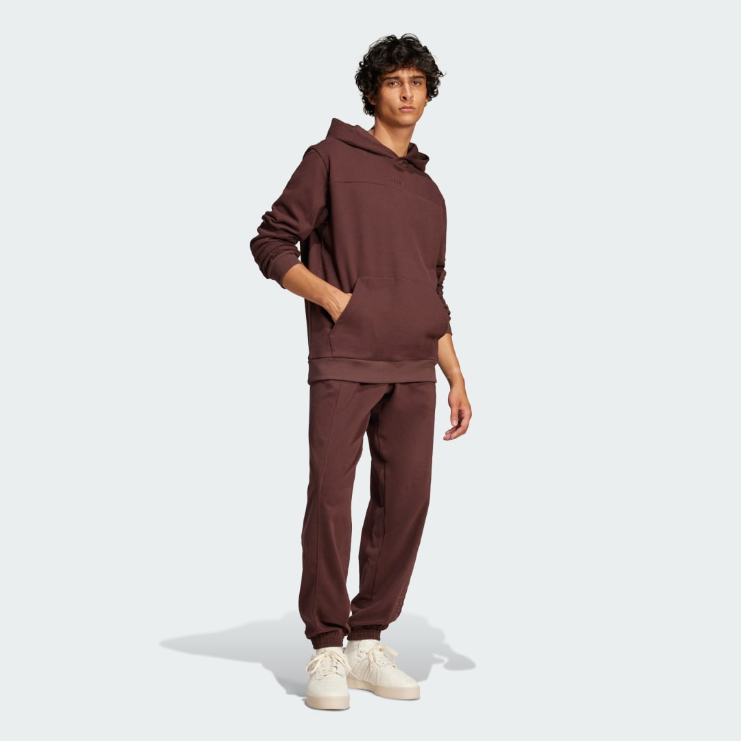 Спортни панталони adidas Performance Relaxed Fit Sweatpants Кафяво | JC8355, 1