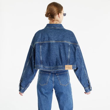 Яке CALVIN KLEIN Boxy Cropped Denim Jacket Синьо | J20J220662 1A4, 1