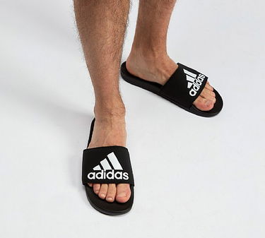 Кецове и обувки adidas Originals Adilette Cloudfoam Slides Черно | CG3425, 0