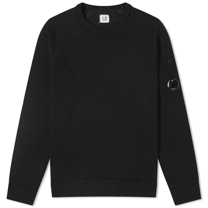 Пуловер C.P. Company Lens Knit Jumper Черно | 16CMKN124A-006482A-999