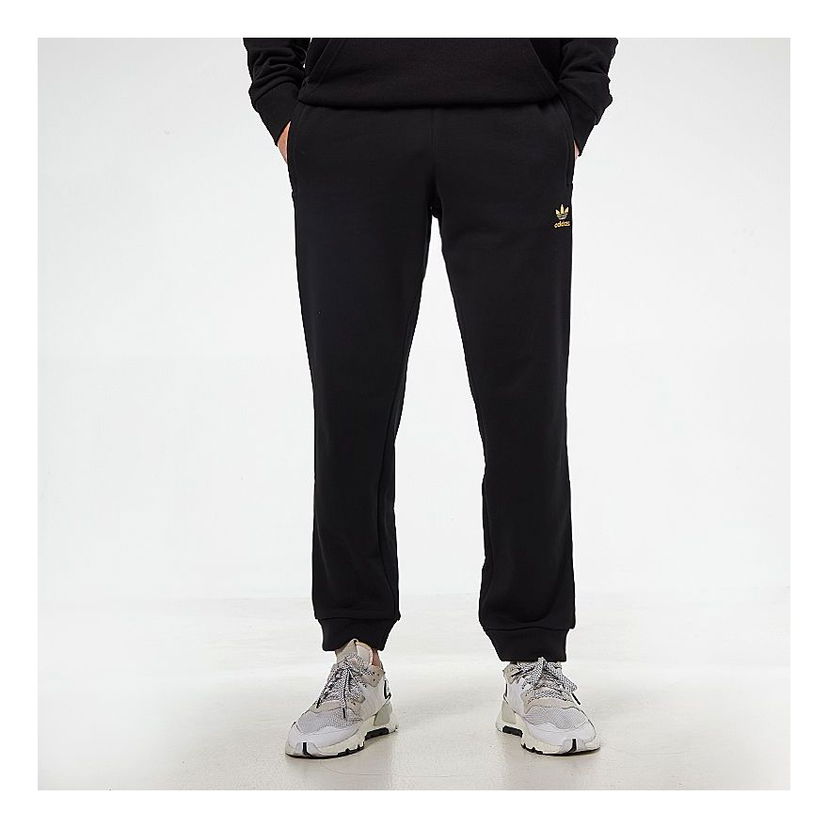Спортни панталони adidas Originals Trefoil Knit Pants Черно | GP3094