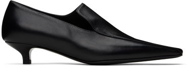 Кецове и обувки TOTEME Leather Kitten Heel Pumps Черно | 251-WAS4692-LE0104, 0