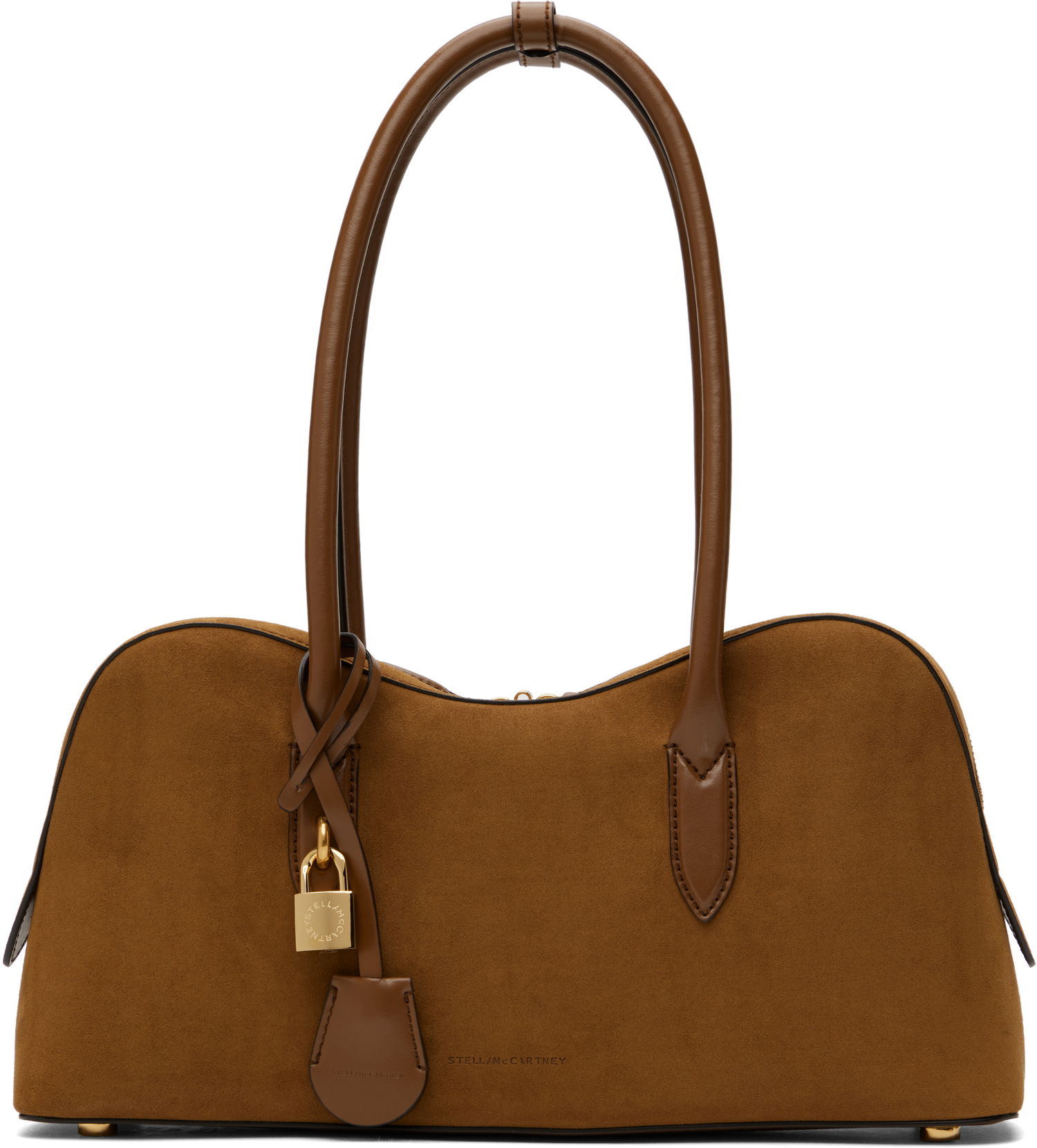 Дамска чанта Stella McCartney Stella McCartney Ryder Suede Shoulder Bag Кафяво | 7B0138WP0554, 0