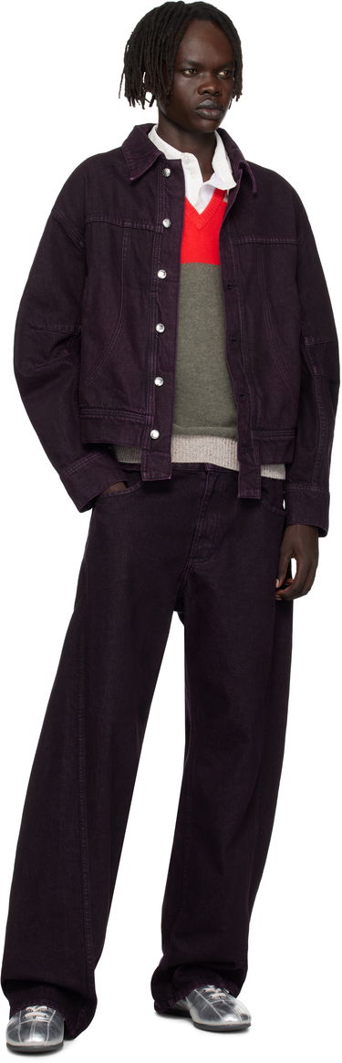 Яке Eckhaus Latta Eckhaus Latta 'El Jacket Redux' Denim Jacket Лилаво | 1224-EL-PF25-A, 3