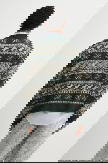 Пуловер DAILY PAPER Wool Blend Pattern Check Cardigan Многоцветен | 2521126, 2