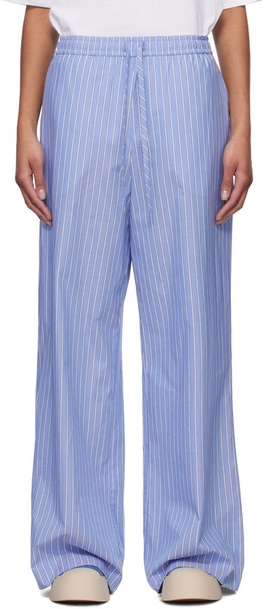 Панталони Marni Marni Loose Striped Trousers Синьо | PAMA0071S1 UTC455, 0