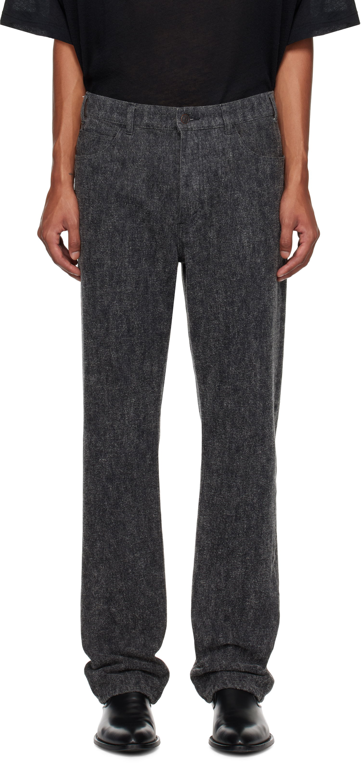 Дънки The Row Black Denim Jeans Черно | 619-W3445, 0