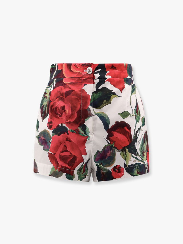 Dolce & Gabbana Rose Print Shorts