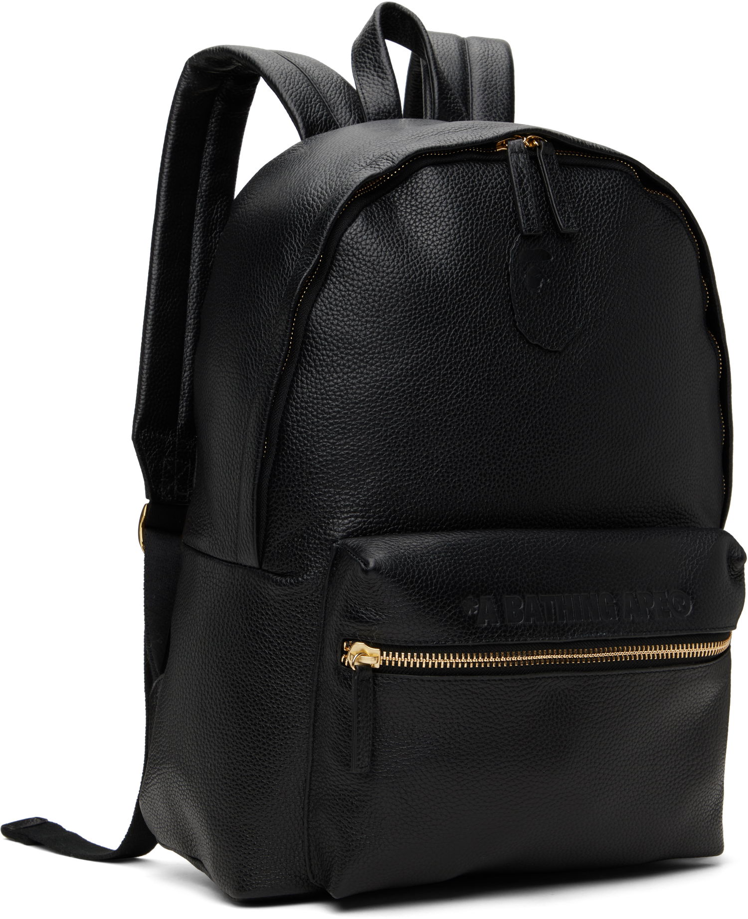 Раница BAPE Daypack M Leather Backpack Черно | 001BAK801002M, 1