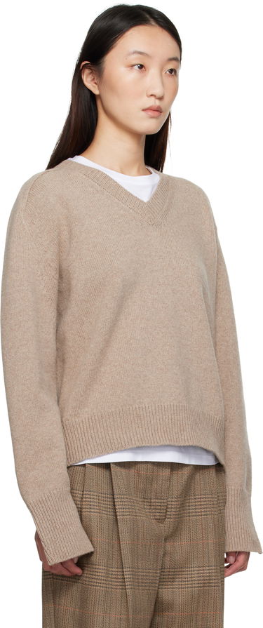 Пуловер Róhe Róhe Sleeve Wrap Sweater Бежово | 416-23-320, 1