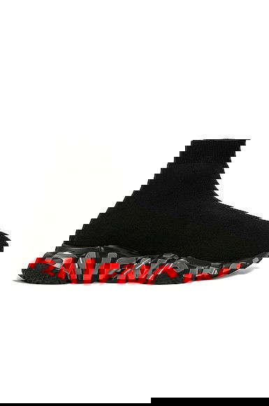 Кецове и обувки Balenciaga Graffiti Sole Speed Runner Черно | 645334-W2DBY-1016, 0