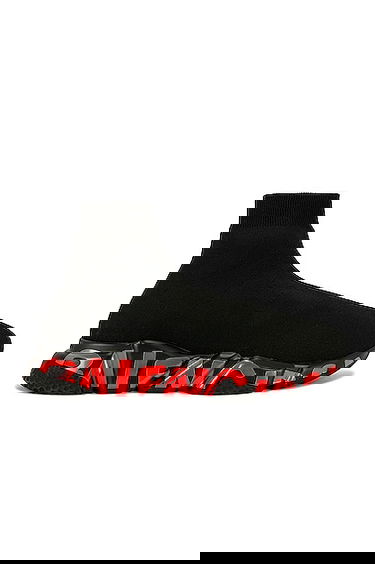 Кецове и обувки Balenciaga Graffiti Sole Speed Runner Черно | 645334-W2DBY-1016, 0