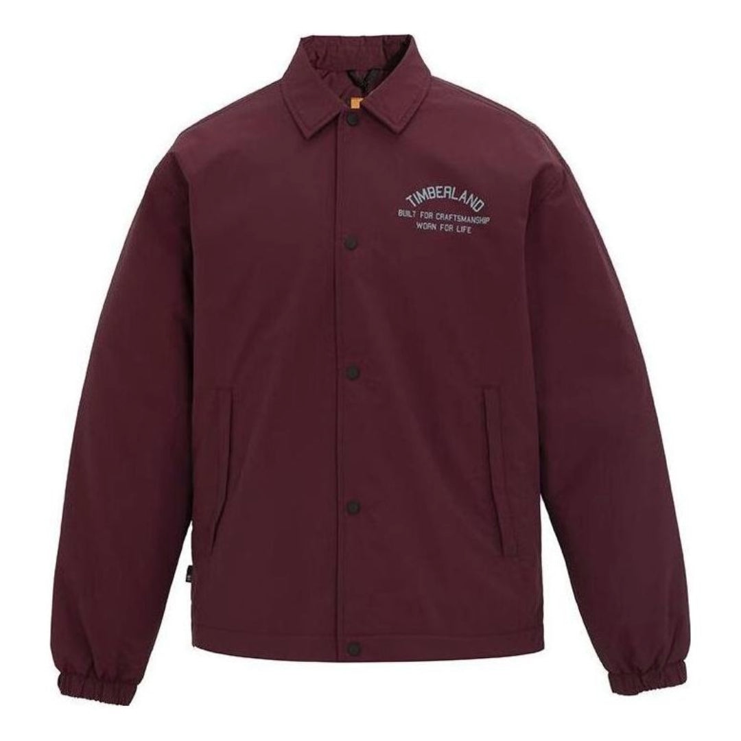 Ветровка Timberland Lettered Coach Jacket Бургунди | A6JZD-I30, 0