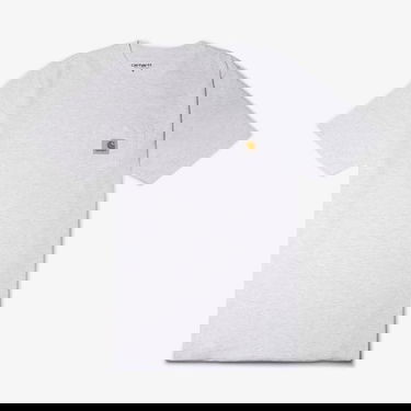 Тениска Carhartt WIP S/S Pocket T-Shirt "Ash Heather" Сиво | I030434_482_XX, 0