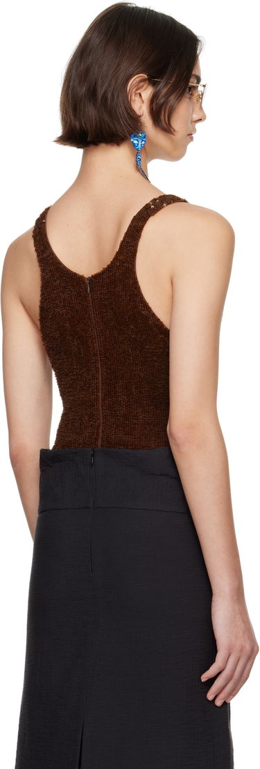 боди Tory Burch Tory Burch Embellished Bodysuit Кафяво | 173630-206, 2