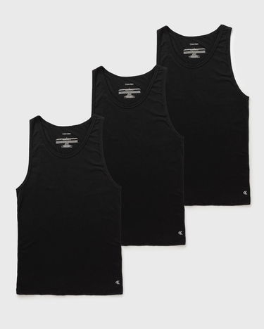 Потник CALVIN KLEIN Calvin Klein Cotton Micro Stretch Tank Top, 3-Pack Черно | LV00NB4184UB1, 0