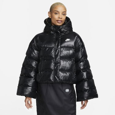 Яке бомбър Nike Therma-FIT City Series Synthetic-Fill Hooded Jacket Черно | DQ6893-010, 0