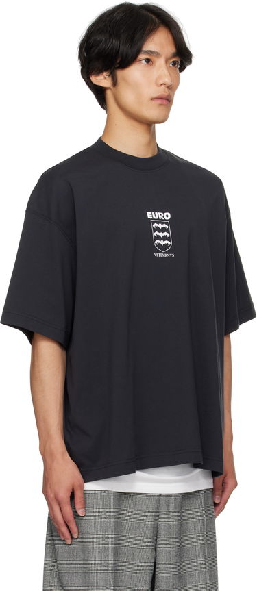 Тениска VETEMENTS Vetements Bats Logo Regular T-Shirt Черно | UH76TR650B, 1