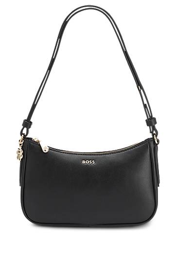 Чанта през рамо BOSS BOSS Crossbody Bag with Monogram Charm Черно | 50547773