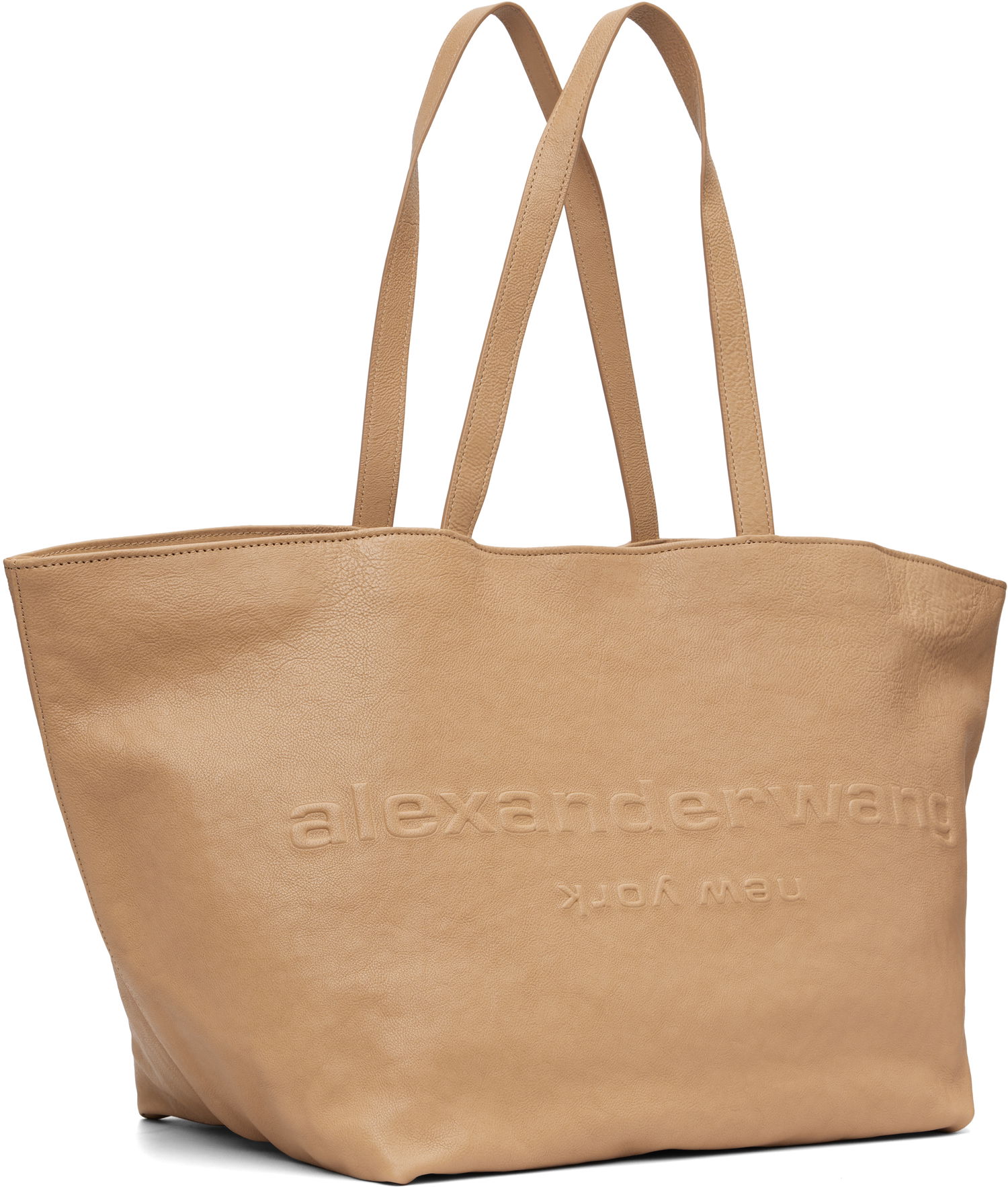 Голяма пазарска чанта Alexander Wang Alexander Wang Punch Tote Бежово | 20325T20L, 1