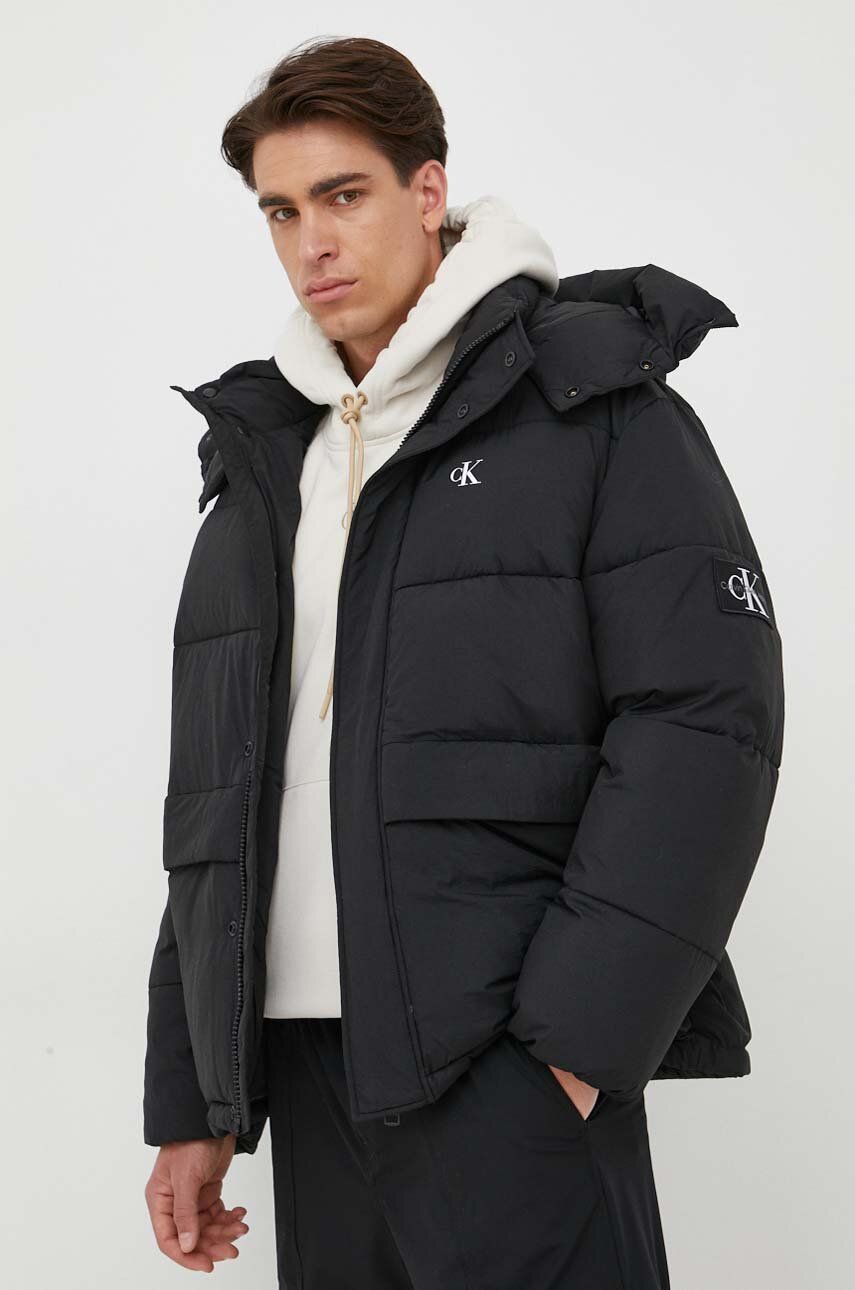 Пухо яке CALVIN KLEIN Down Relaxed Puffer Jacket Черно | J30J323709, 0
