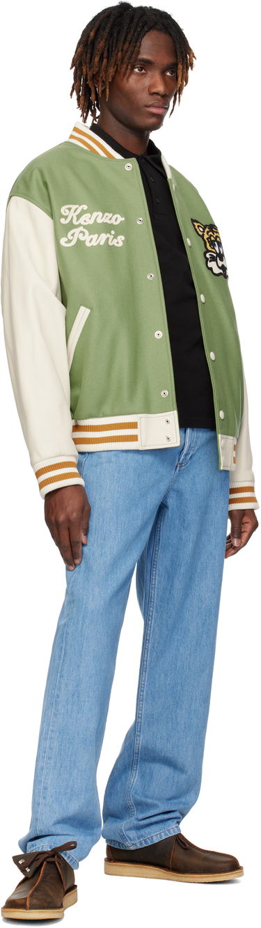 Яке бомбър KENZO VERDY Edition Varsity Bomber Jacket Зелено | FF58BL1509OH, 3