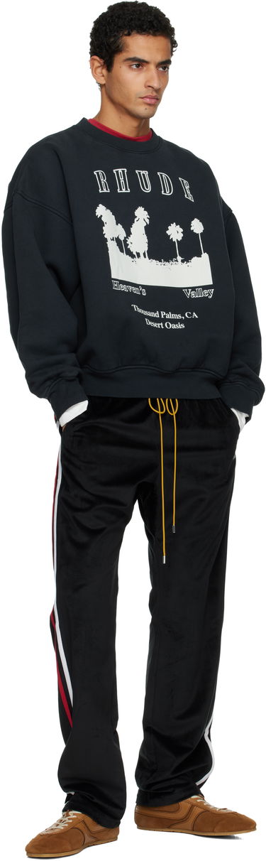 Суитчър Rhude 'Thousand Palms' Heaven's Valley Desert Oasis Crewneck Sweatshirt Тъмно синьо | RHFW25ST05012, 3