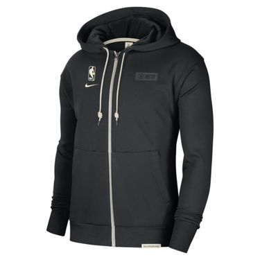 Суитчър Nike Brooklyn Nets Standard Issue Dri-FIT Full-Zip Hoodie Черно | DN8519-010, 0