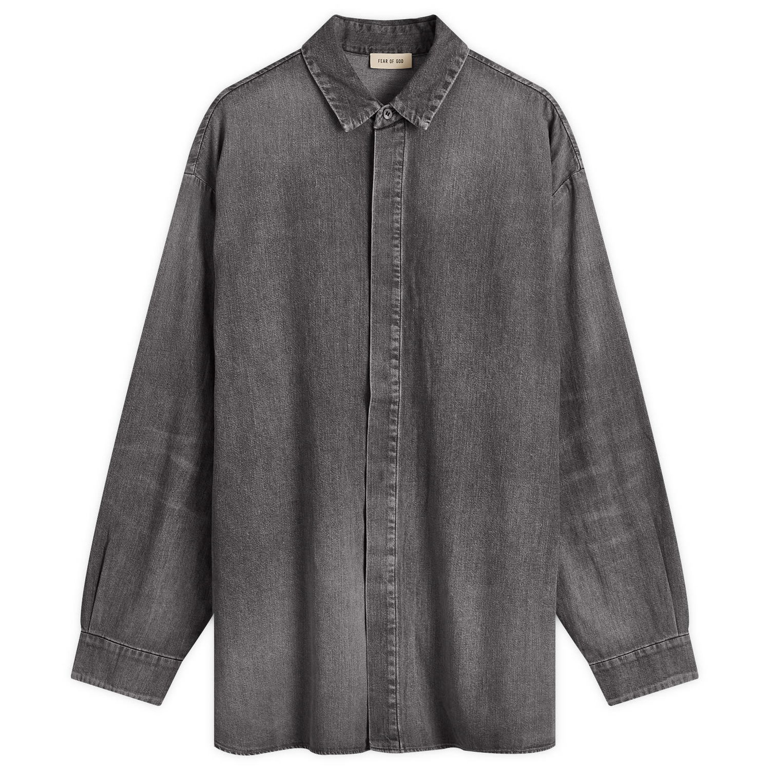 Риза Fear of God Denim Shirt Черно | FG24FW50-1018DNM-010, 0